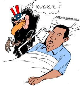 charge latuff Hugo Chavez